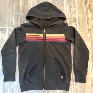 Aviator Nation Kids 5-Stripe Hoodie Sz. 10
